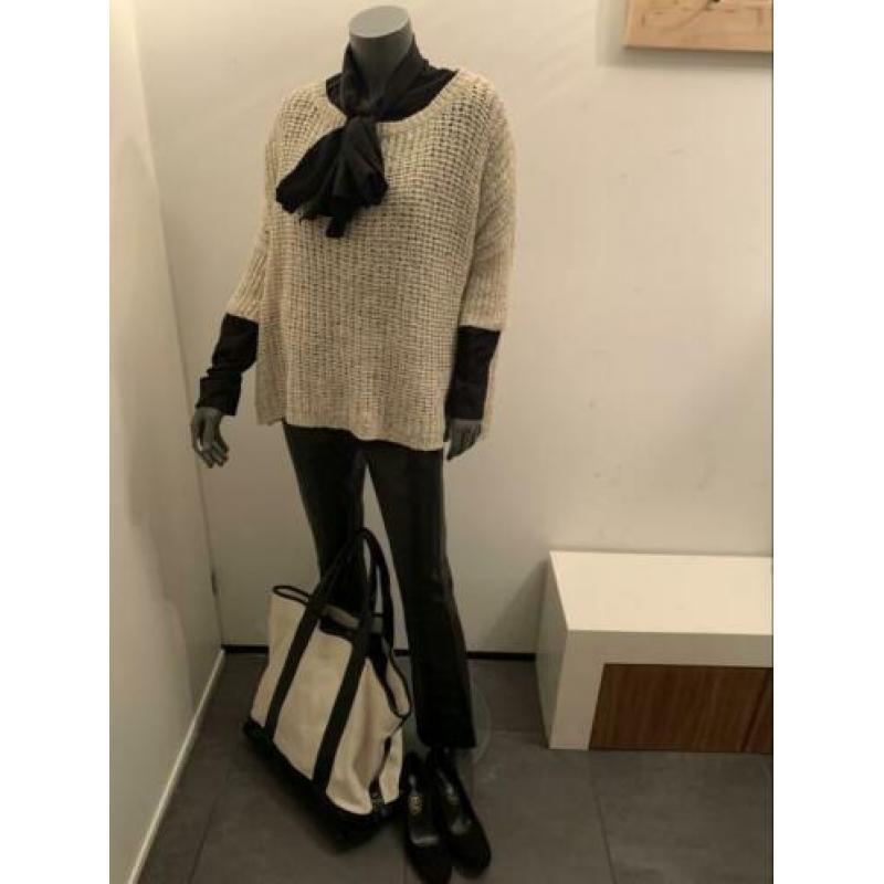 Saint Tropez zomer nonchalante trui ecru maat S/M