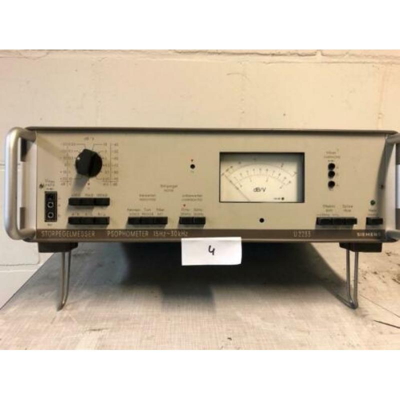 Meetapparatuur HP-Rohde & Schwarz-Fluke-Philips-W&G etc.