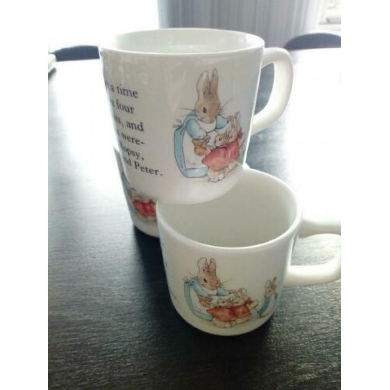 Wedgewood, kindermok (3x) Peter Rabbit