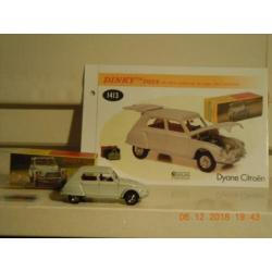 Citroen Dyane Model van het merk atlas dinky toys, no 1413.