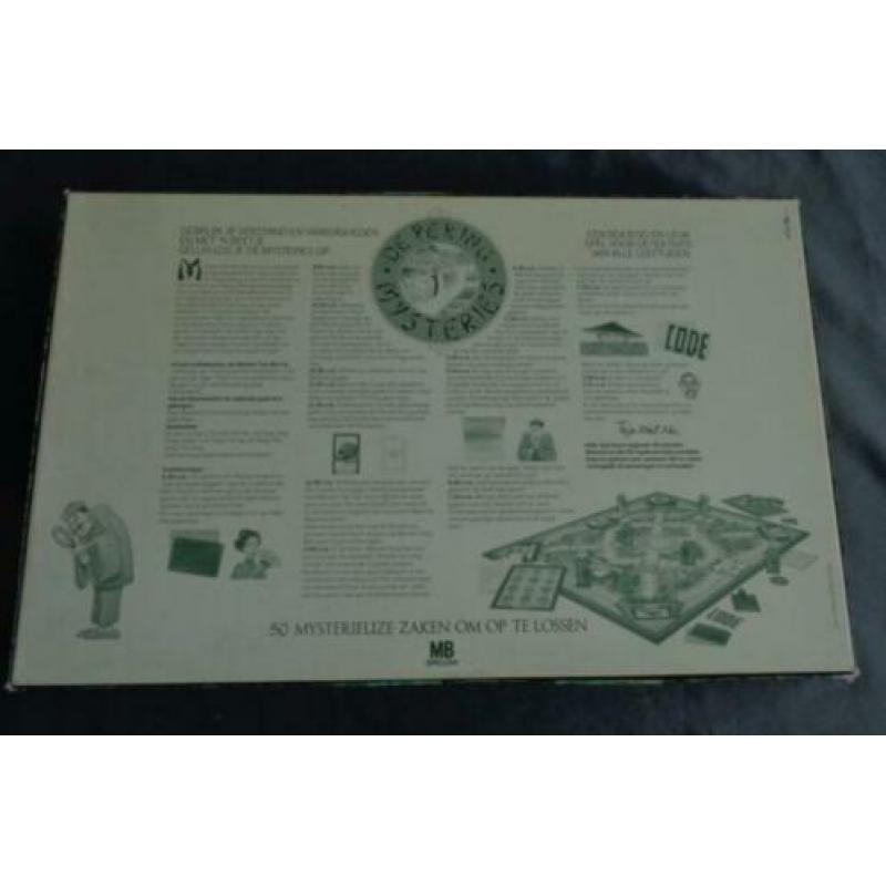 1987 vintage DE PEKING MYSTERIES SPEL BORDSPEL compleet MB S