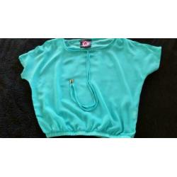 7 Tshirt GIRL COOLCAT/DISNEY mt 122-128.Samen een prijs .