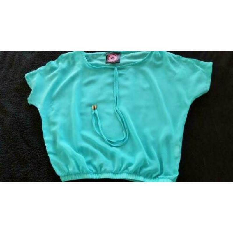 7 Tshirt GIRL COOLCAT/DISNEY mt 122-128.Samen een prijs .