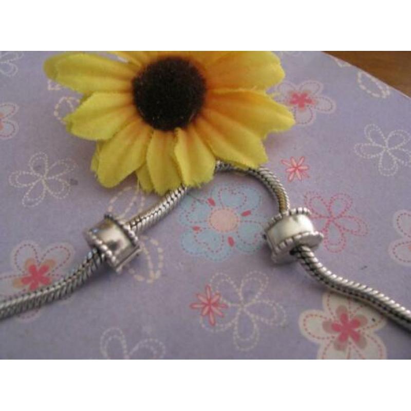 2 x Pandora stopper / clip P188 = glad + randje in 1 koop