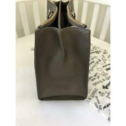 Tas van DKNY legergroen/bruin