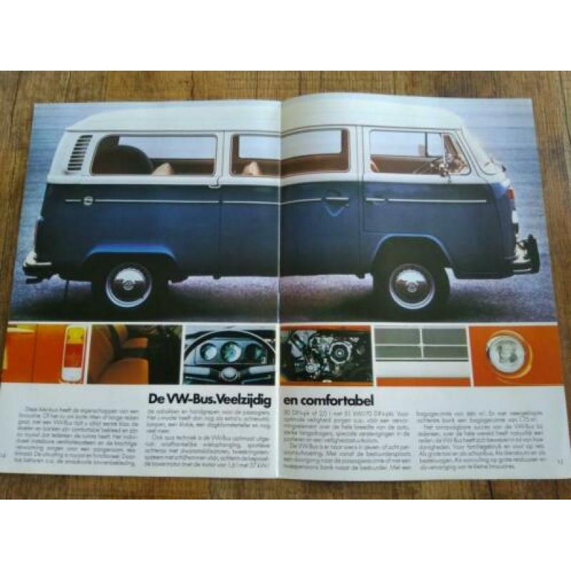 Volkswagen programma folder uit 1978
