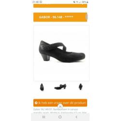 Gabor schoenen zwart maat 4