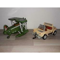 Moet weg Disney Tarzan vlieguig, Jeep, figuren en toebehoren