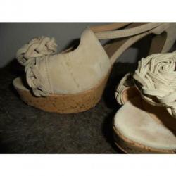 D4A Twin Set Simona Barbieri hakken bloem voorkant mooi 38