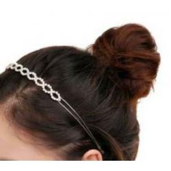 Nw! Prachtige Strass-Kristal Diadeem haarband Ovale zigzag