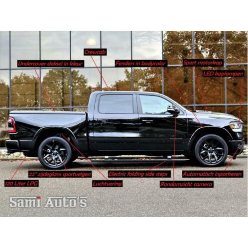 Dodge Ram 1500 NIGHT EDITION | PRIJS MET LPG & OPTIES | LUCH