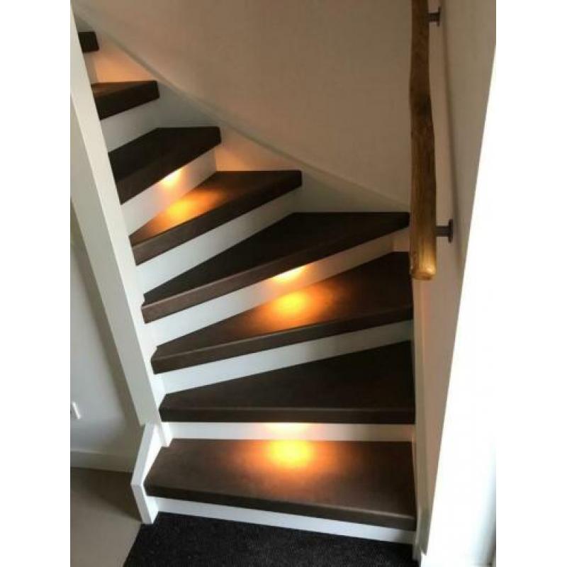 zelf trap renoveren met pvc overzettreden