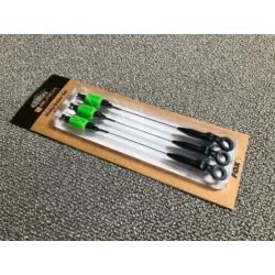3 x Fox Black Label Dinky Quiver Set Fluo Green Stiff
