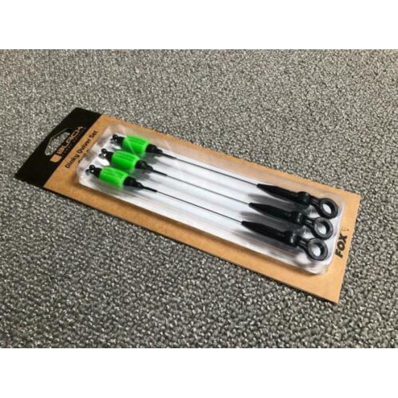 3 x Fox Black Label Dinky Quiver Set Fluo Green Stiff