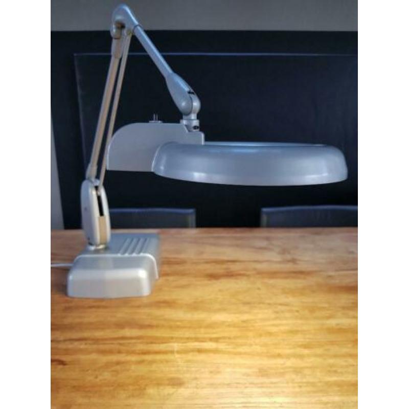 Carl Mahr lamp vintage design loeplamp bureaulamp tafellamp