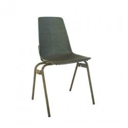 199 Leger stapelstoelen Soesterberg vintage stoel retro 795