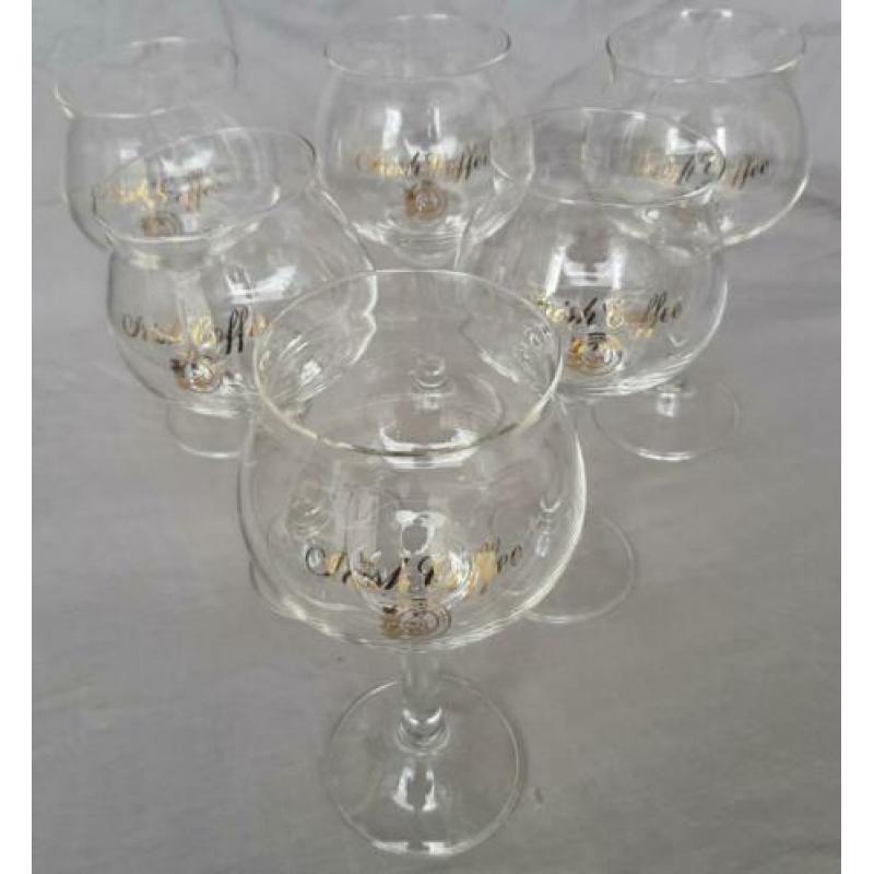 Irish Coffee glazen Douwe Egberts kristal koffie whisky
