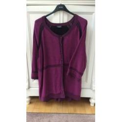 Violet/paars Damesvest mt52