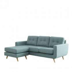 Palatina hoekbank links blauw van € 649 NU € 350