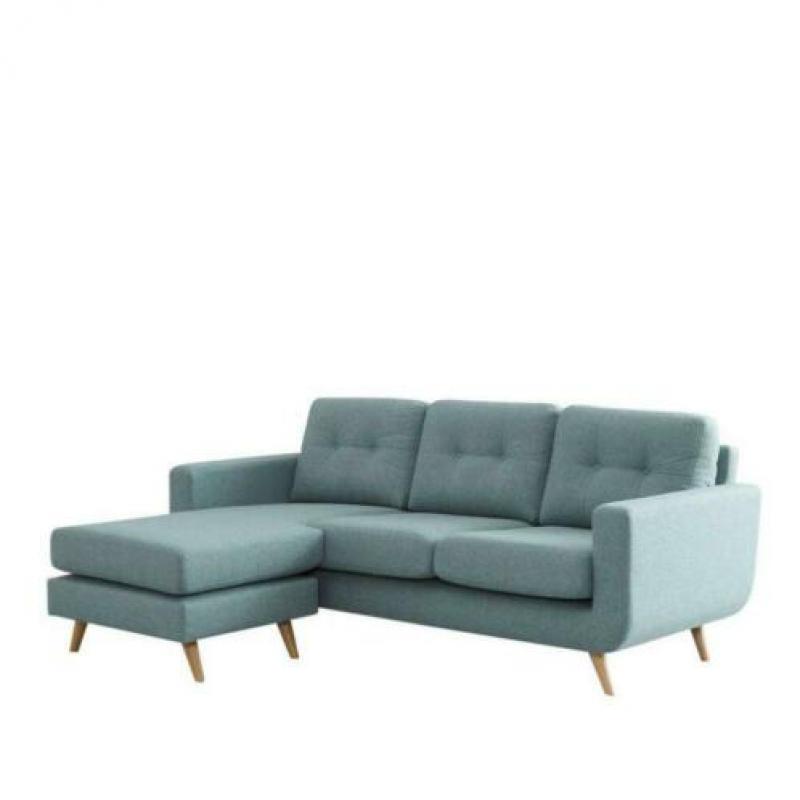 Palatina hoekbank links blauw van € 649 NU € 350