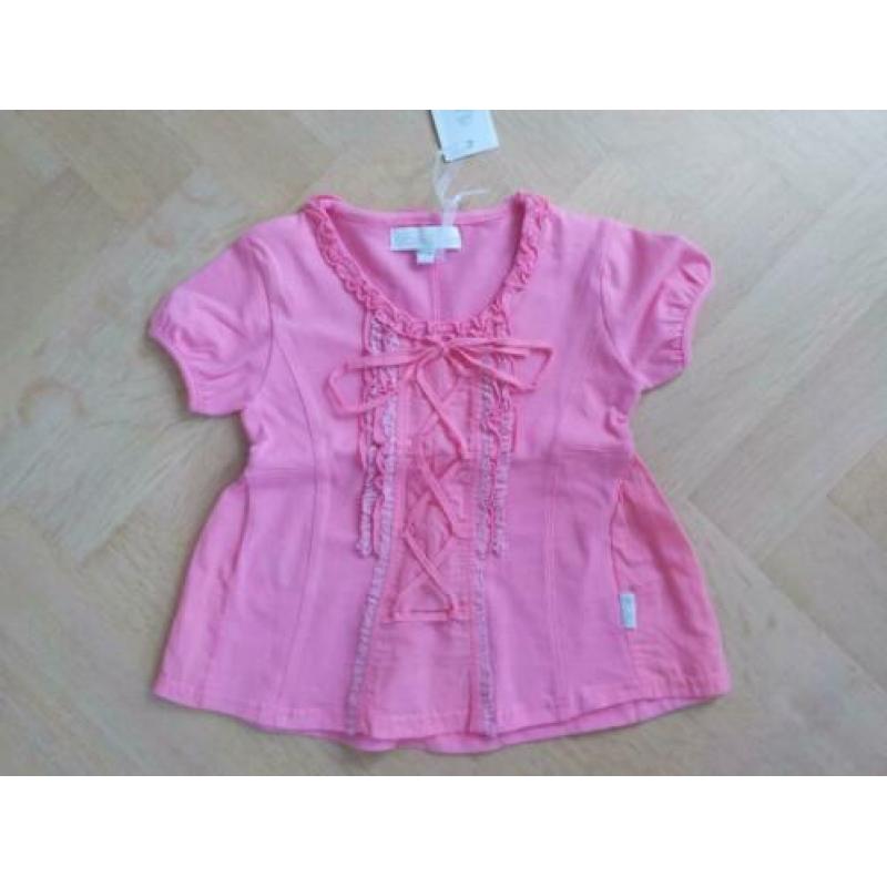 Nieuw! Pom Pom Mim pi achtig t-shirt meisje roze maat 116