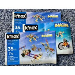 Knex Imagine box plus heel veel los 2,5 kg en boekjes