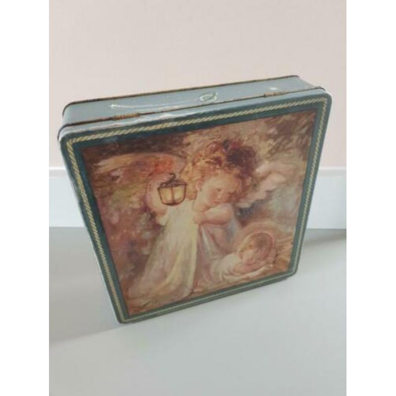 Engeltjes blik - brocante oud blik