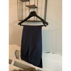 Voor de lange man! Donkerblauw 2 delig kostuum maat 106