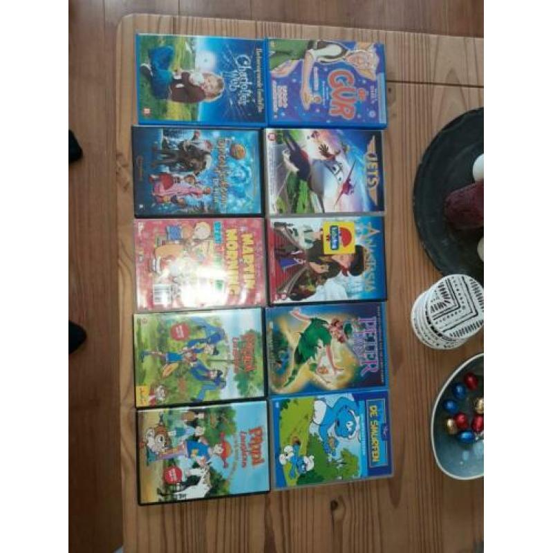 10 kinder dvd's