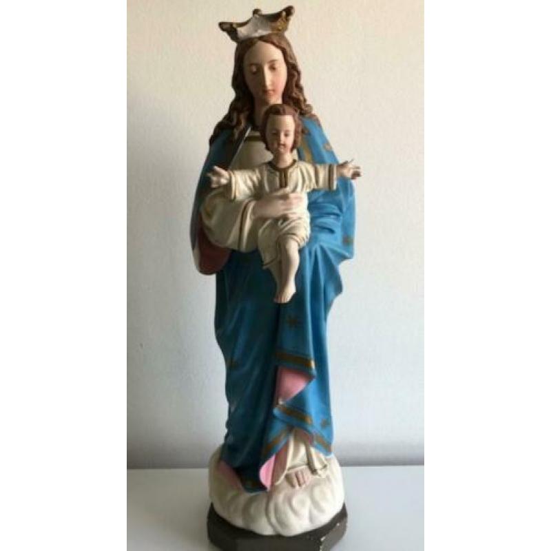 opknapper maria beeld met kindje jezus