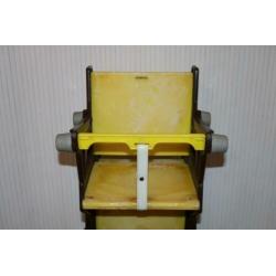 Hokus Pokus 3 in 1 stoel vintage geel bruin opknapper