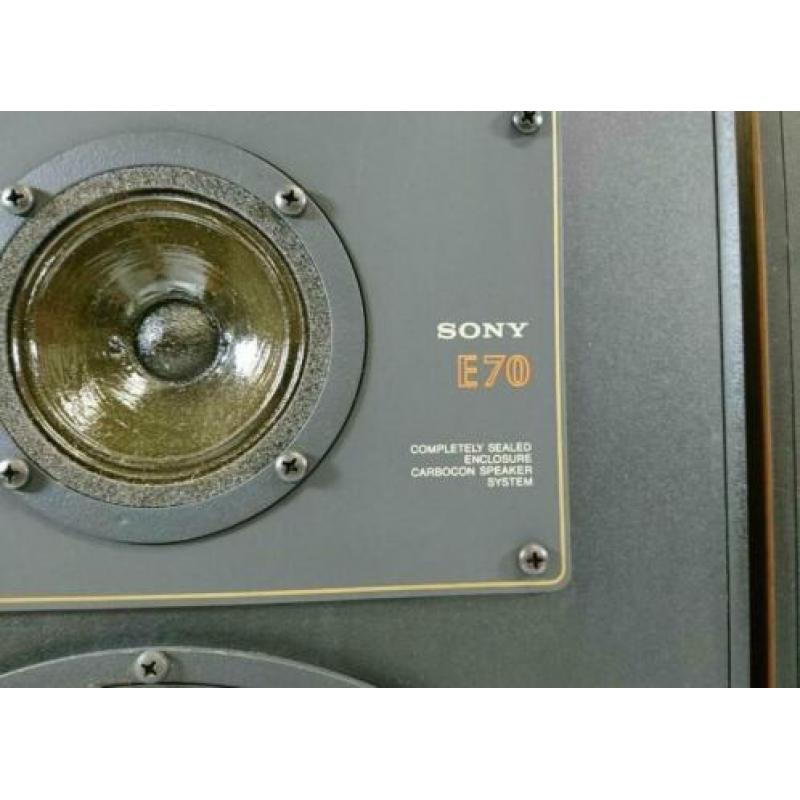 Sony SS-E70 Luidsprekers 100w 8Ohm Woodgrain Vintage
