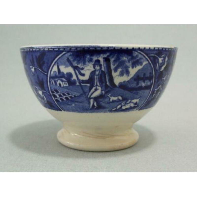 Tea drinker - Societe Ceramique - 3 blauwe kommetjes (n)