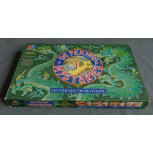 1987 vintage DE PEKING MYSTERIES SPEL BORDSPEL compleet MB S