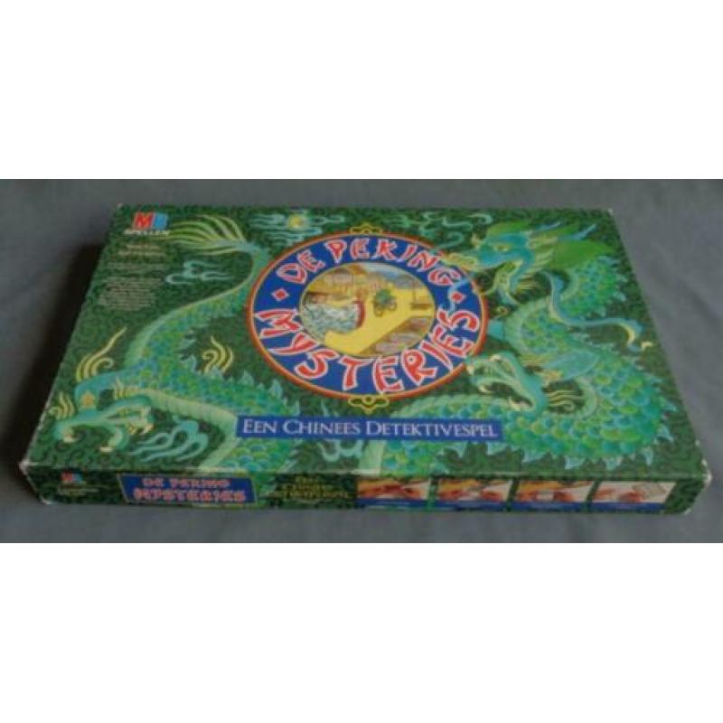 1987 vintage DE PEKING MYSTERIES SPEL BORDSPEL compleet MB S