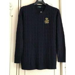 RALPH LAUREN kabeltrui mt (S/M) NIEUW