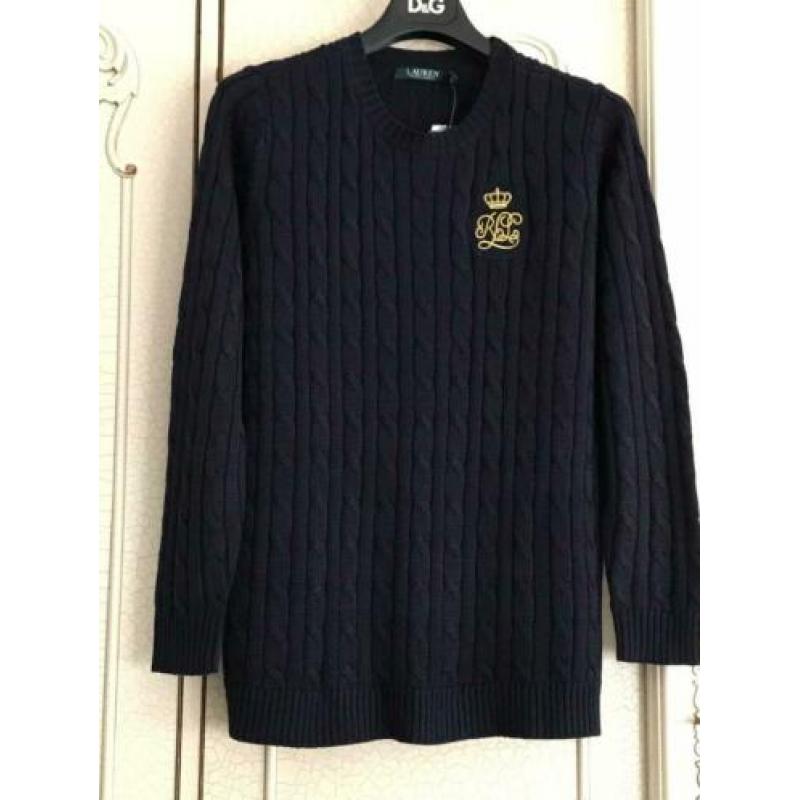 RALPH LAUREN kabeltrui mt (S/M) NIEUW