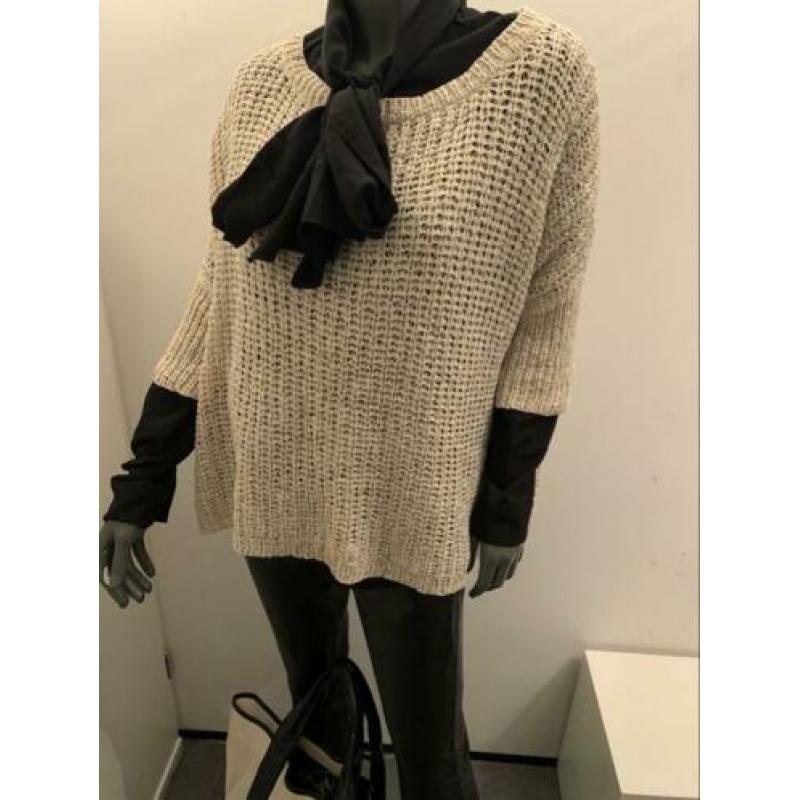 Saint Tropez zomer nonchalante trui ecru maat S/M