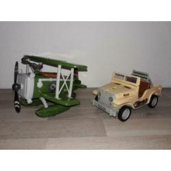 Moet weg Disney Tarzan vlieguig, Jeep, figuren en toebehoren