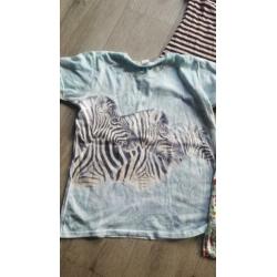 8 shirtjes maat s/m VOOR GOED DOEL