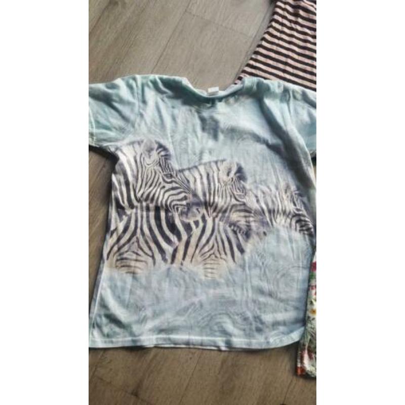 8 shirtjes maat s/m VOOR GOED DOEL