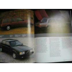 1985 Volvo 240 en 700 Series Grijs Brochure USA