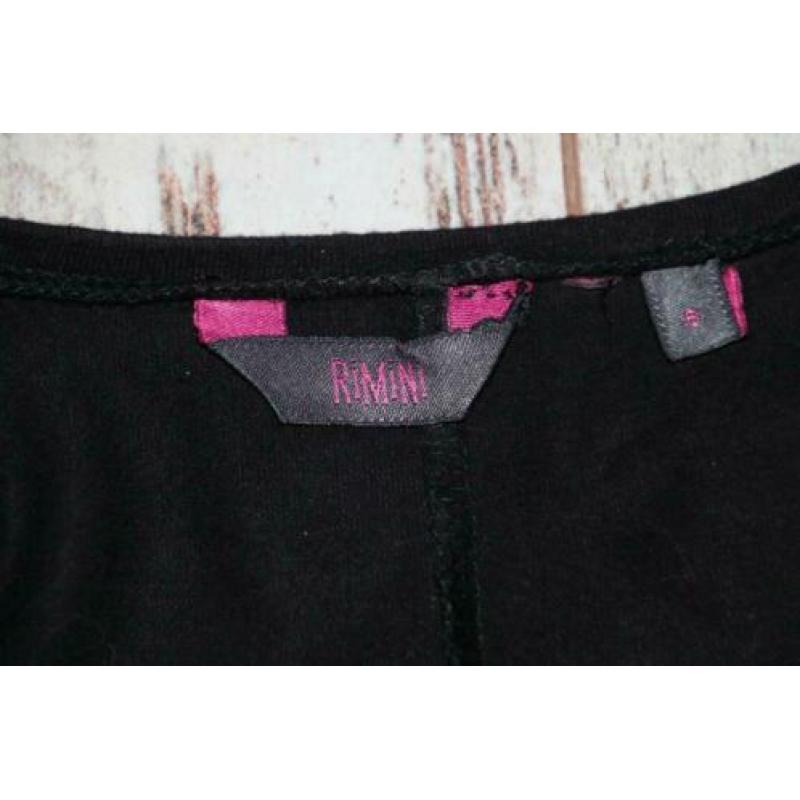 Nieuw! Zwarte jurk Rimini maat 6