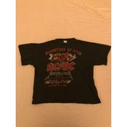 Monsters of rock 1991 vintage t-shirt metallica acdc S