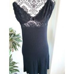 Lingerie jurkje | zwart | Mt l | € 5