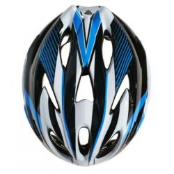 Fietshelm wielrenhelm mtb racefiets fiets helm blauw wit