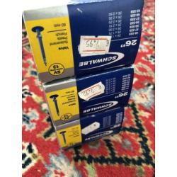 3x Nieuw 26’’ Fiets binnenband / tube 60mm frans ventiel