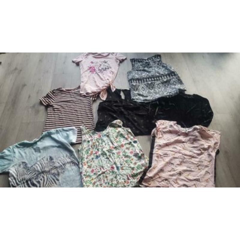 8 shirtjes maat s/m VOOR GOED DOEL