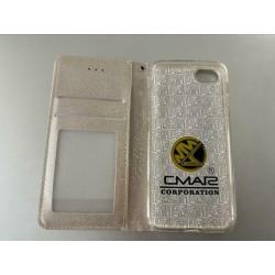 Licht goudkleurige wallet case voor IPhone 7 / 8