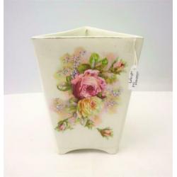 Opruiming Antieke vaas met rozen uit 1907 WILKINSON / A1439